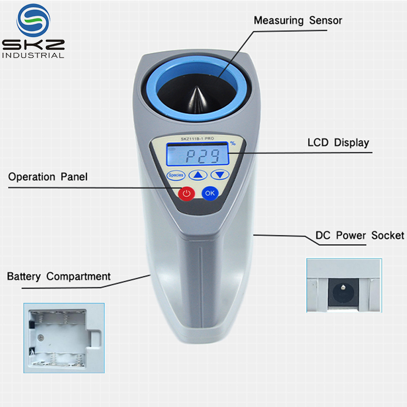 Soybean Moisture Meter Price Factory_Manufacture_Supplier SKZ